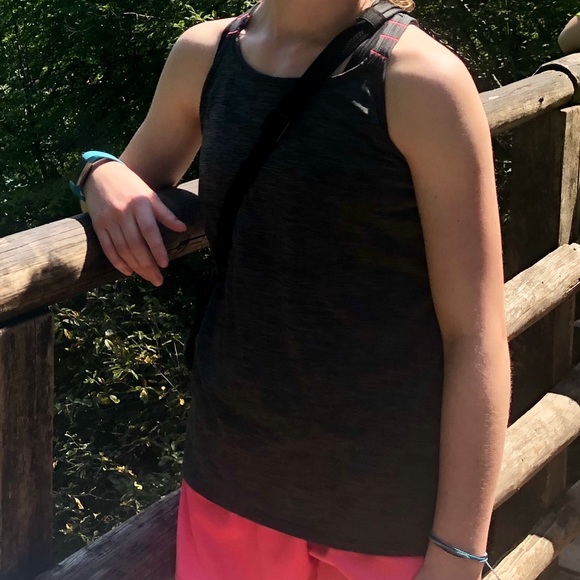 C9 Grey and Pink Workout Tank Top - Picture 5 of 6